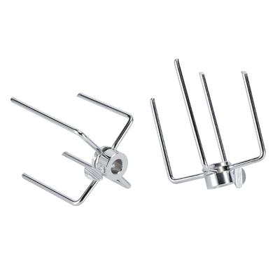 Pack Of 2 Rusts Resistant BBQ Skewers Set For Perfectly Cooked Meats And Vegetables Stainless Steel BBQ Roasting Fork