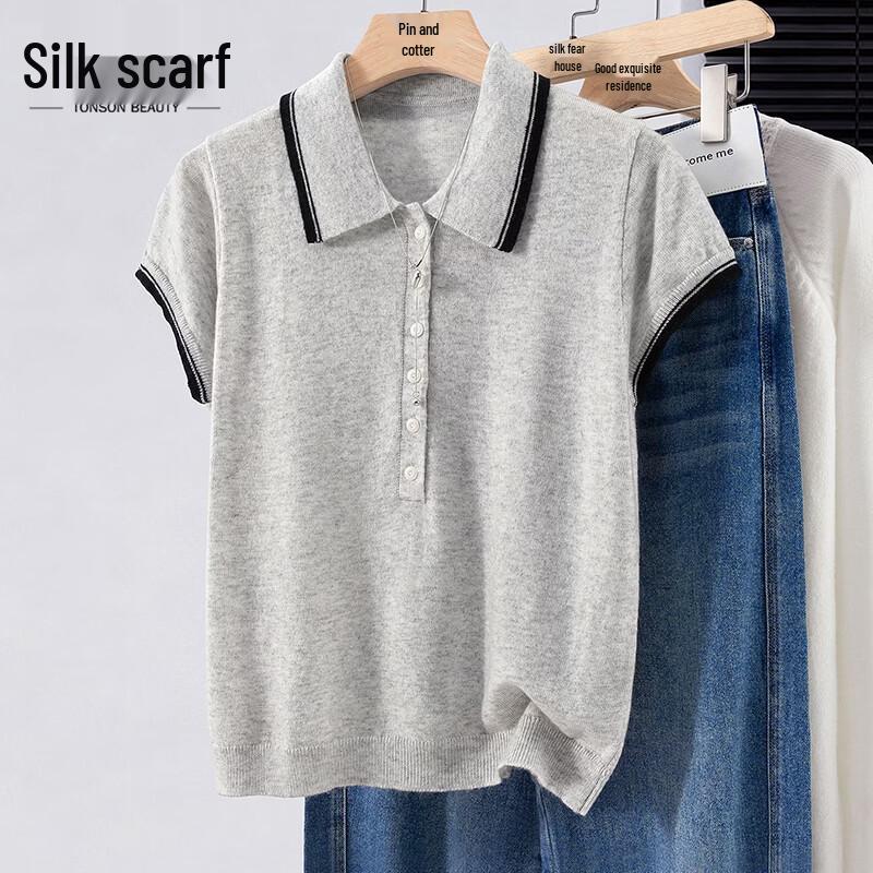 

Sibashe Women s Lamb Wool Blend Color-Block Knit Top S