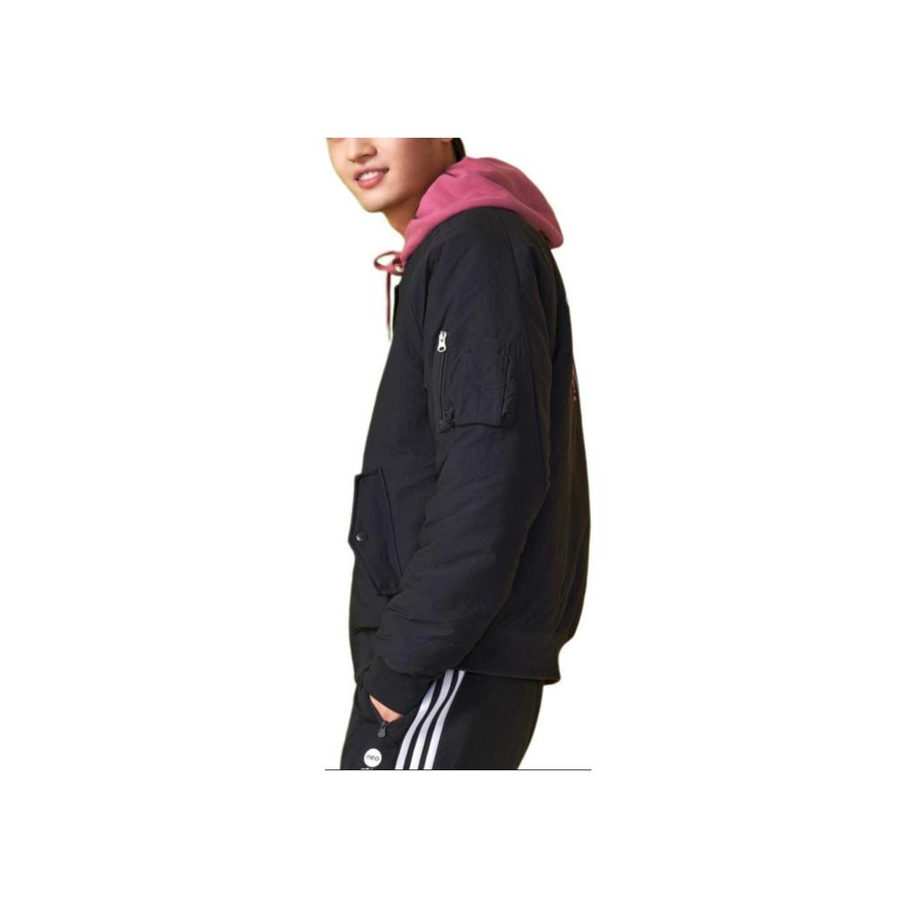 Adidas Neo SW GR Bomber Jacket Year Of The Tiger Limited Edition Warm Winter Coat Men Outerwear Black HC9727