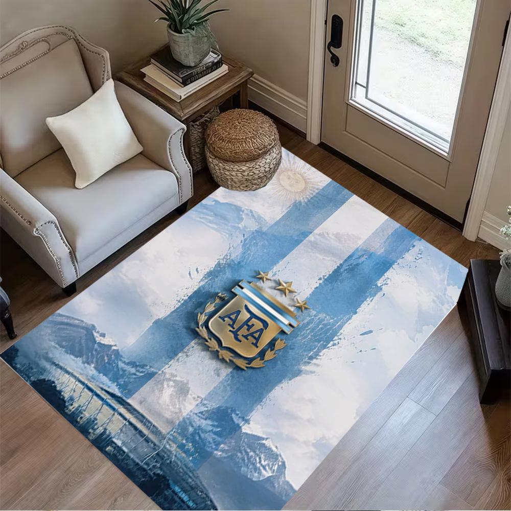 1pc Home Carpet Stars Stripes Non-Slip Office rug