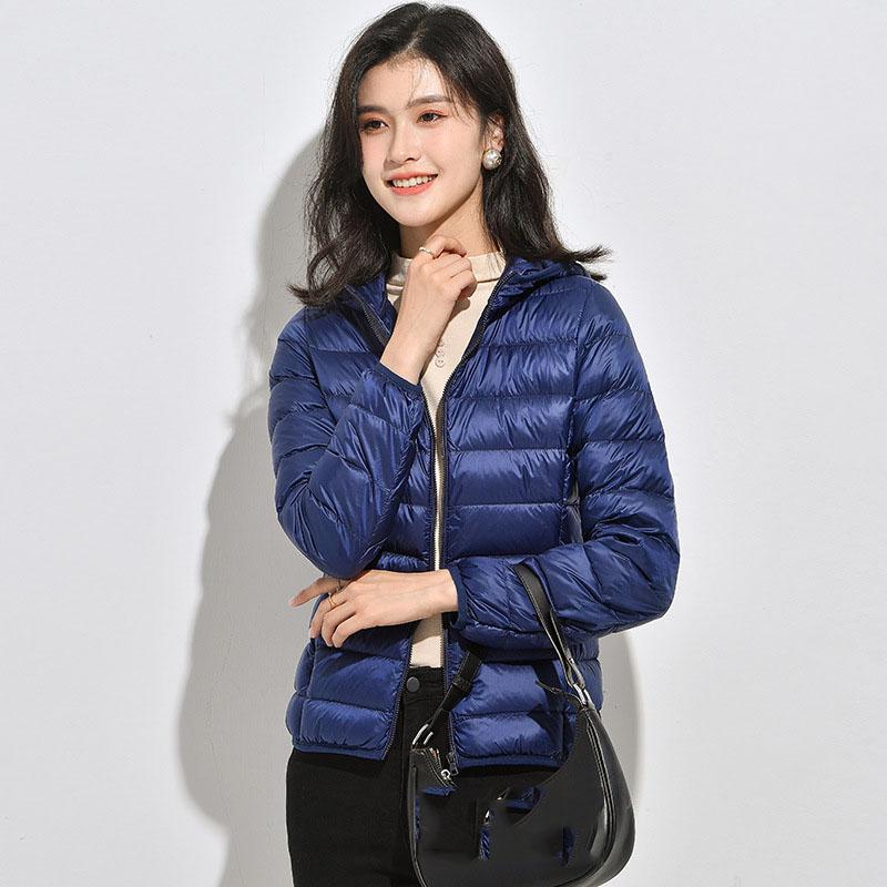 

Элегантная тонкая куртка-пуховик для женщин, легкая, легкая, укороченная куртка для улицы на осень и зиму 5XL