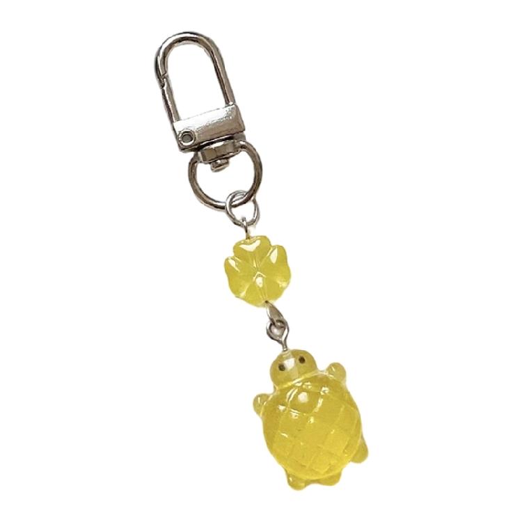 

Trendy Turtles Shaped Bag Charm For Teens And Kids жёлтый