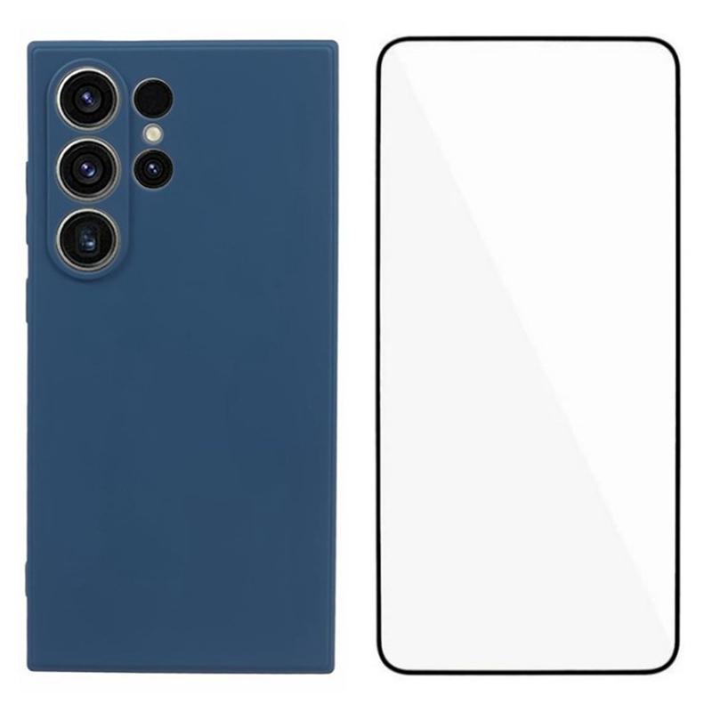 

For Samsung Galaxy S24 Ultra Case with Screen Film Precise Cutout TPU Phone Cover Sapphire