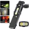 New Tactical Flashlight - Triple-Light Source, Aluminum Alloy Ultra-Thin EDC Rechargeable LED Flashlight Portable COB Work Light