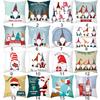 Pillowslip Washable Easy to Stuff Multi-Color Christmas Dwarf Pillow Case for Study Room