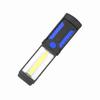 3W Rechargeable COB LED Flashlight Camping Emergency Work Light with Magnetic Stand Red