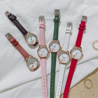 Fashion Kids Love Digital Dial Children Watch Set Leather Strap Quartz Watches Kid Girls Clock Children Watch Reloj Mujer