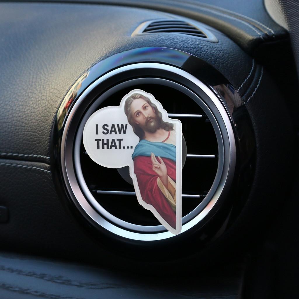 

Jesus Fragrance Vehicle Clip Durable Construction Car Accessory Aromatherapy StyleC