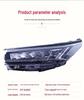 LED Headlight Assembly with DRL & Sequential Turn Signal for 18-20 Toyota Highlander