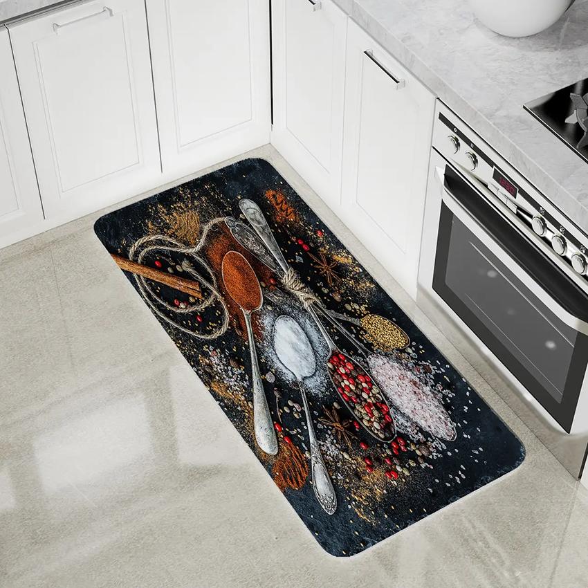 Long kitchen carpet home entrance door mat bedroom living room decoration bedside carpet corridor balcony bathroom non-slip mat