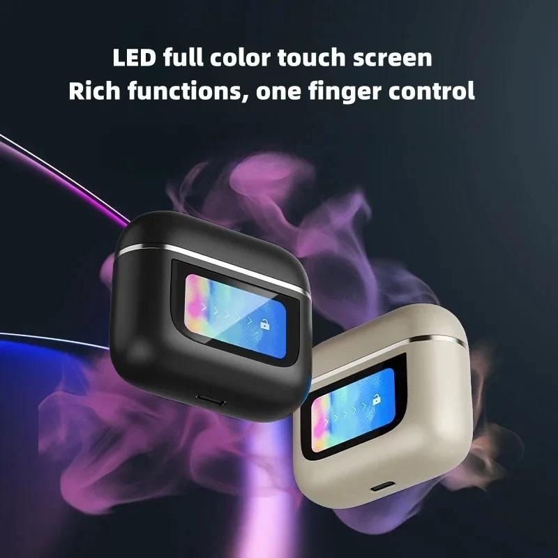 JYL TS ANC Wireless Earbuds LCD Display Built-in Mic HiFi Surround Sound Smooth Communication
