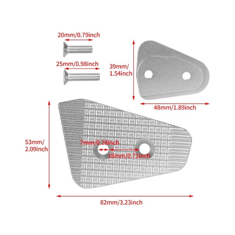 Anti Slip Surfaces Foot Brake Pedal for All Weather Use on G310GS G310R Bikes Improving Grip and Control in Emergencies