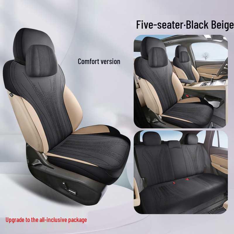 Geely Xingyue L 2026 Car Seat Covers - Oriental Black Suede Saddle Cushions