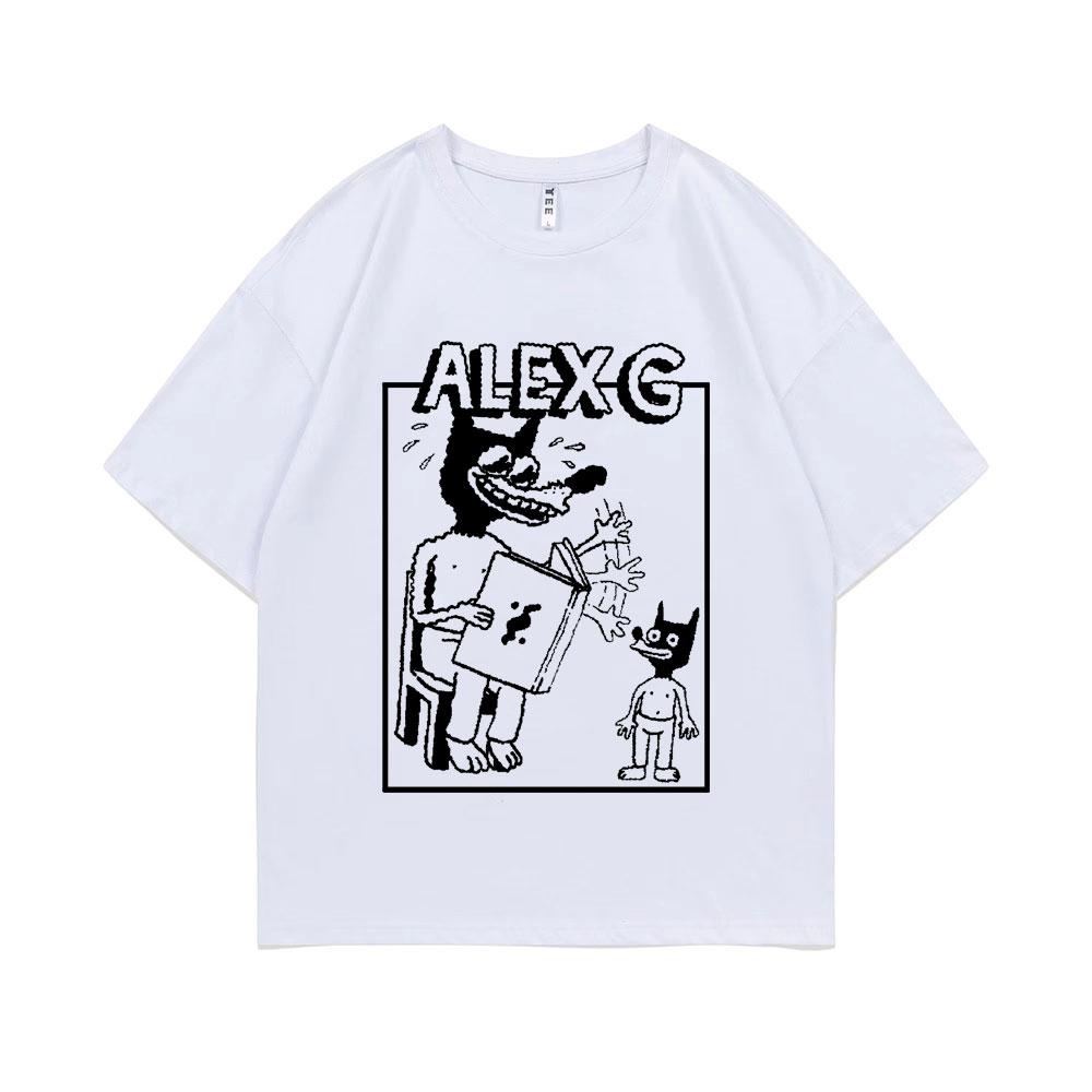Funny Sandy Alex G Storytelling Logo Graphic Print Tshirt Summer Men Women Causal Pure Cotton T-shirt Male Fashion Vintage Tees