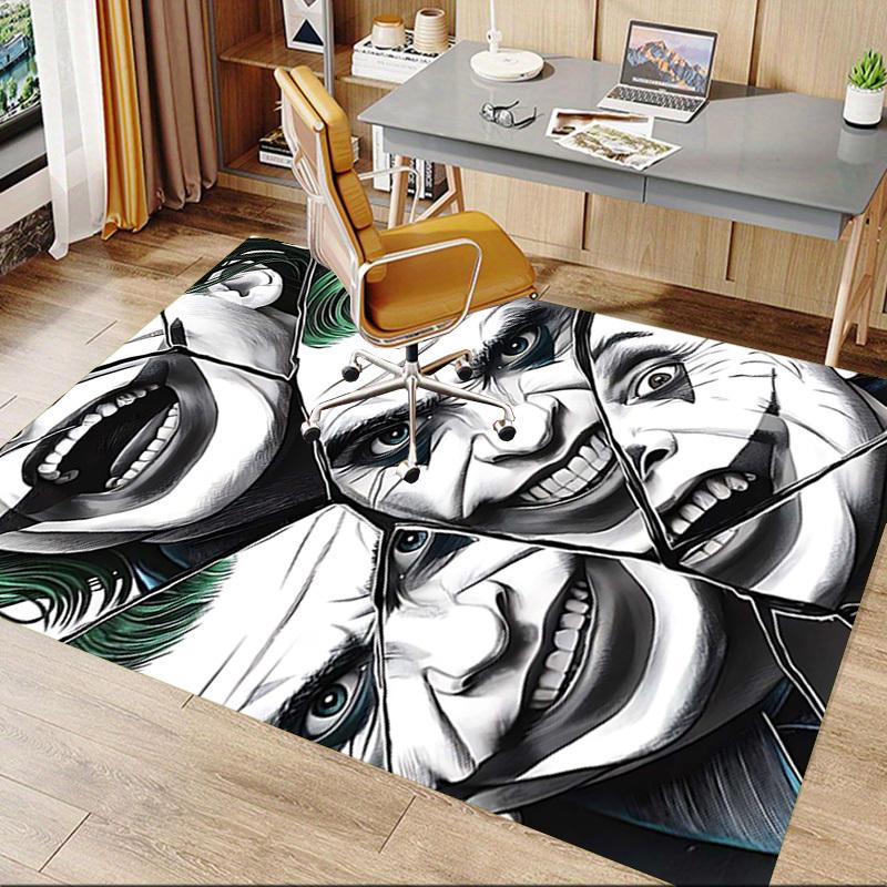 1PC Joker Broken Extra Large Non-Slip Floor Carpet, Office, Family, Bedroom, Studio - Large Area Rug Indoor Rugs1159A