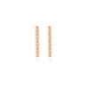 14K Pink Gold Wavelet Loop Pattern Earrings TETK4P02729M
