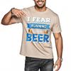 Minimalist Tshirt Plus Size Tshirt Crew Neck Tshirt Daily Wear I Fear Running Out Of Beer Retro Boys Tees Quick Dry Shirt