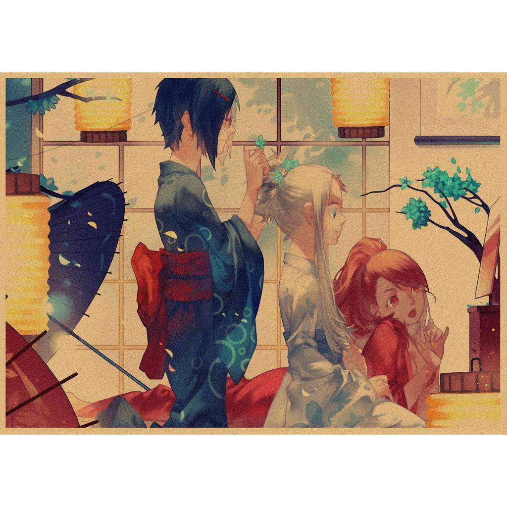 Anime Kraft Poster: Unknown Flower Wall Art 383