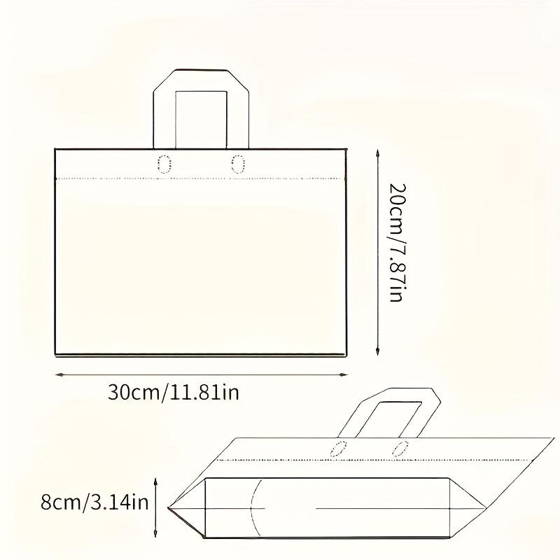 50 Stück Geschenktüten - Vielseitige Einkaufs- und Gastgeschenktüten für Hochzeiten, Geburtstage und mehr - Verdickte Plastiktüte Geschenktüte Einkaufstüte