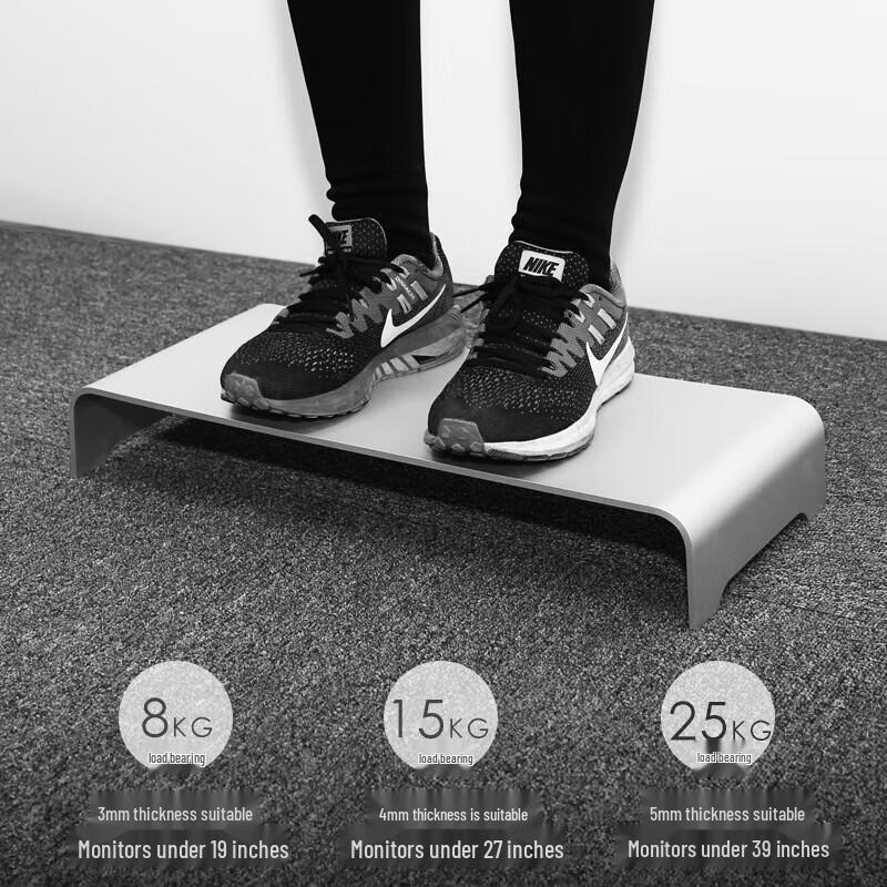 LUMEI Hliníkový stojan na monitor a notebook