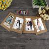 10 Stück Fotorahmen DIY 5/7 Zoll Kraftpapier Hängendes Wandbilderalbum Dekoration Für Zuhause Fotorahmen Zuhause