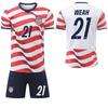 2026 U.S. Canada Mexico World Cup No. 10 Jersey Prisic 8 McKenney Team Home Set Fan Edition