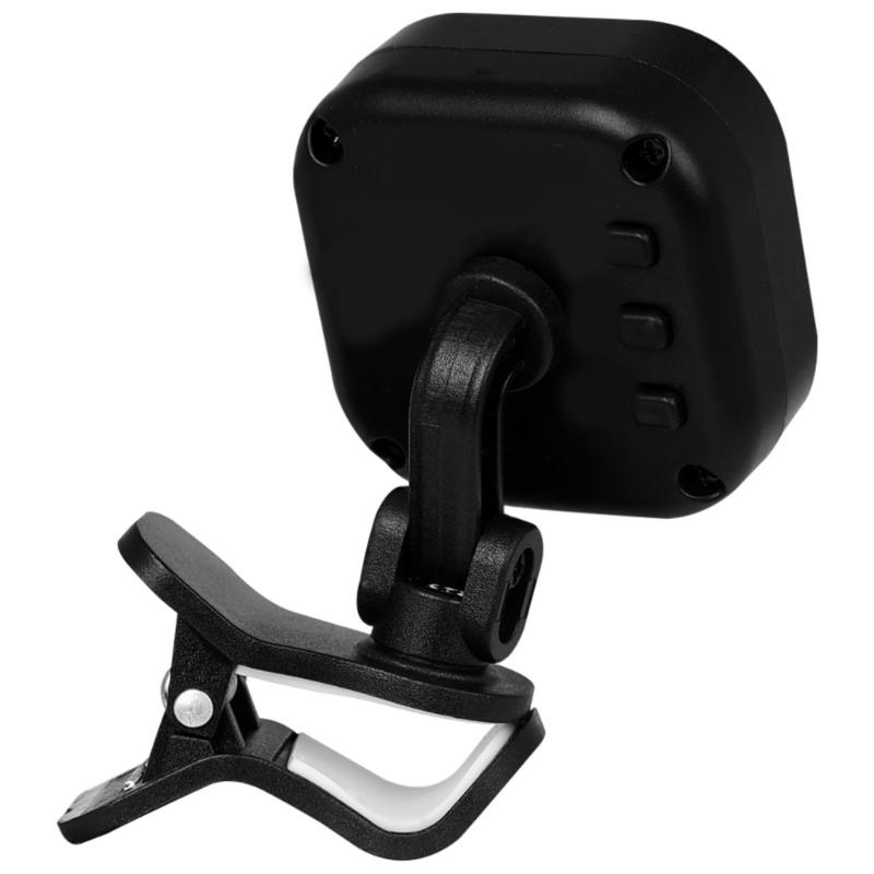 Rotating Guitar Tuner Professional Clip-On Tuner with Clear LCD Display Digital Electronic Tuner Guitar Accessories