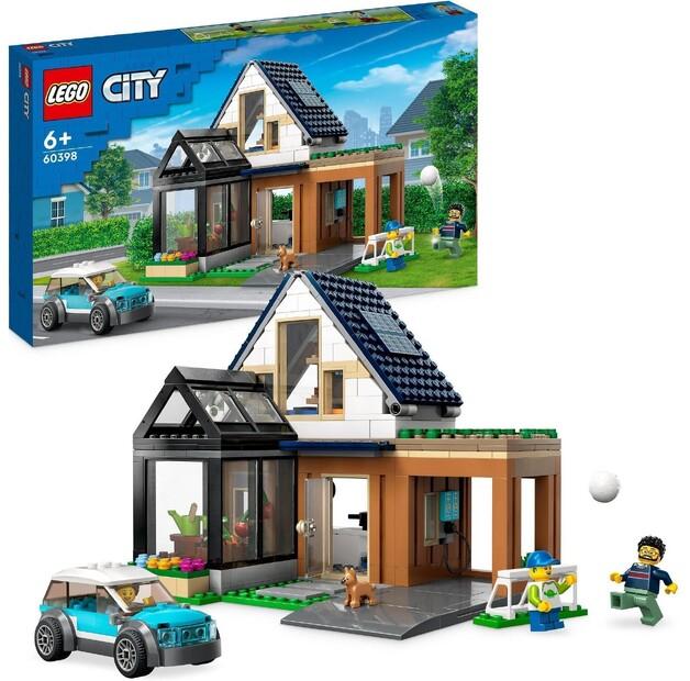 

LEGO City 60398 Семейный дом и электромобиль