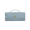 Specialized In Niche Woven One-Shoulder Baguette Bags, Fashionable Portable And Horizontal Clutch Bags, Versatile Women'S Oblique Span Bags