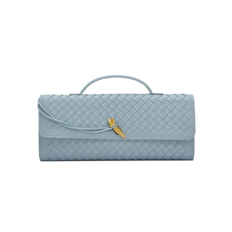 Specialized In Niche Woven One-Shoulder Baguette Bags, Fashionable Portable And Horizontal Clutch Bags, Versatile Women'S Oblique Span Bags