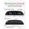 Smart Digital Meter HUD B3 Obd2 Display Multifunction Speedometer Tachometer RPM Water Temp Volt Fuel Consumption Security Alarm