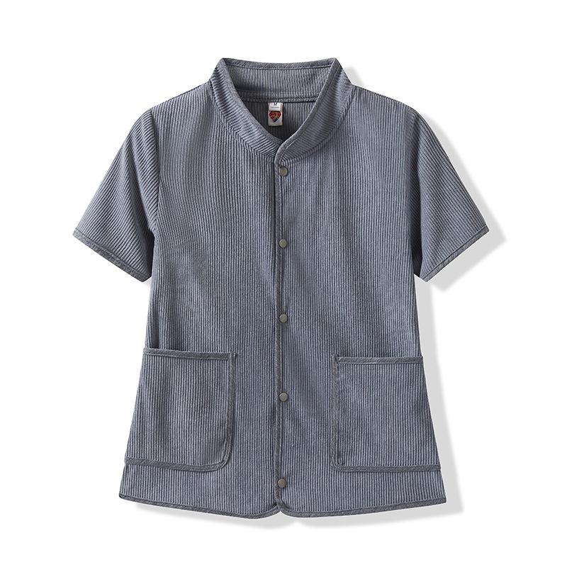 

GMXIA Дамский жилет для молодых и средних лет с короткими рукавами и воротником-стойкой на все плечо, свободный вельветовый жилет для мамочек для девочек XXXL