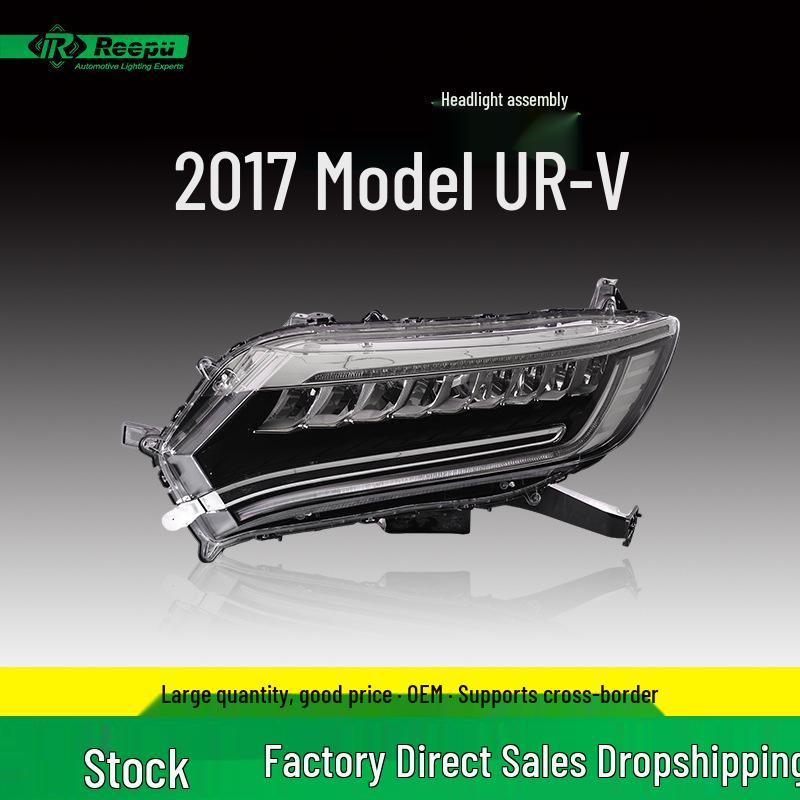 Compatible Honda URV Headlight Assembly (2017-2020, 1st Gen, High Trim)