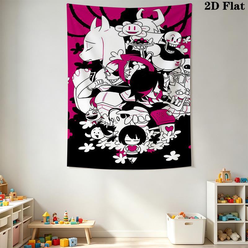 Undertale Pattern Home Decor Tapestry, Wall Hanging, Decorative RV Wall Cloth.XGT0914214