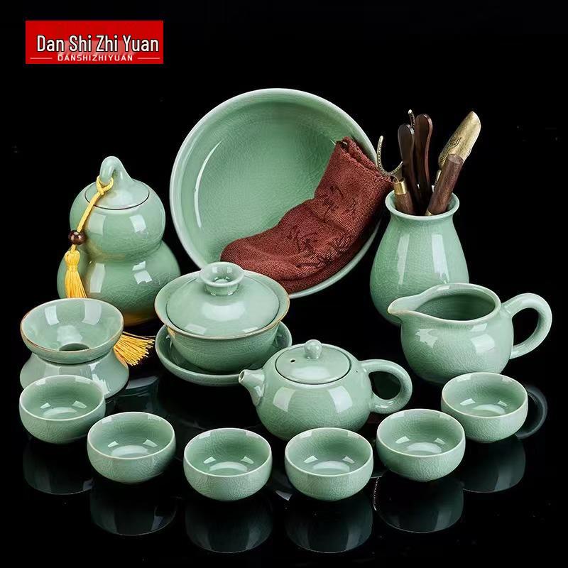 Danshi Zhiyuan Ru Kiln Ceramic Teapot