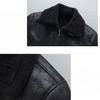 Mens Leather Jacket Winter Men's Casual Loose Thicken Lamb Wool PU Leather Coats Outdoor Windproof Warm Outwear