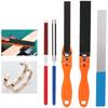 Sandpaper Rod Aluminum Sandpaper Ruler Plate  Plastic Sandpaper Clip Roll Rod Metalworking