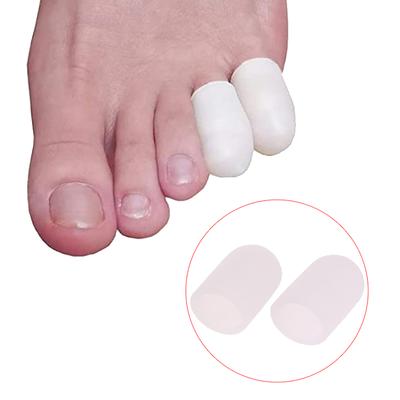 2 Stücke Silikon Gel Kleine Zehe Rohr Blasen Corrector Pinkie Protector Gel