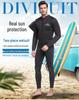 Men's 5mm Thick Wetsuit Jacket for Winter Surfing, Swimming, and Snorkeling.