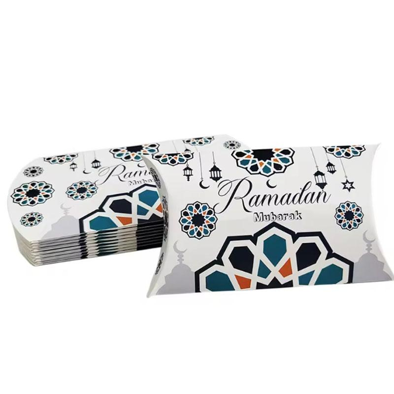 10 Ramadan Kareem Favour Boxes Ramadan Pillow Boxes Gift Sweet Boxes Eid Decor