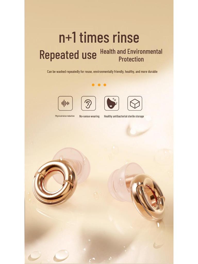 Soundproof Sleep Earplugs: Anti-Noise, Anti-Snoring, Comfortable, Long-Wearing, No Pain, Portable Silent Ear Protection.