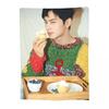Cha Eun Woo Flannel Print Throw Blanket  UltraSoft Kpop Astro Inspired Bedspread for Sofa Car or Home Decor