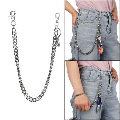Hipster Punk Rock Key Chains Clip Wallet Chain Belt Thick Chain  Pant Jean Keychain  Biker Link