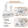2pcs Car LED Headlight Kit HB4 H7 HB3 H4 9003 HB2 H11 300W 6000K Bright Fog Bulbs Lamp R7 15000LM