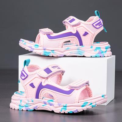 Summer Girls Sandals Beach Shoes Slippers Sports Runway Shoes Outdoor River Tracing Shoes Kids  Sandals
