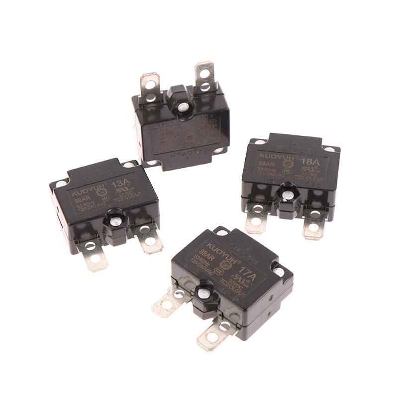 1Pc  88Ar 3A 4A 5A 7A 8A 10A 15A 20A 25A Automatic Reset Circuit Breaker Overload Switch Over Current Protector