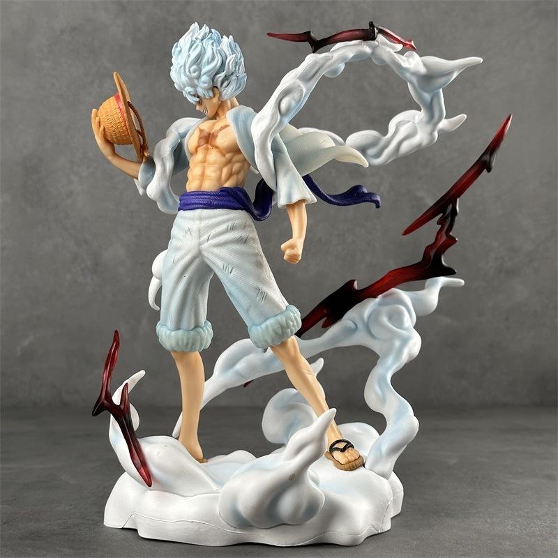 One Piece Figure MY Standing Posture Nika Luffy Battle Scene GK Statue Anime Figurine Model Room Desktop Ornament
