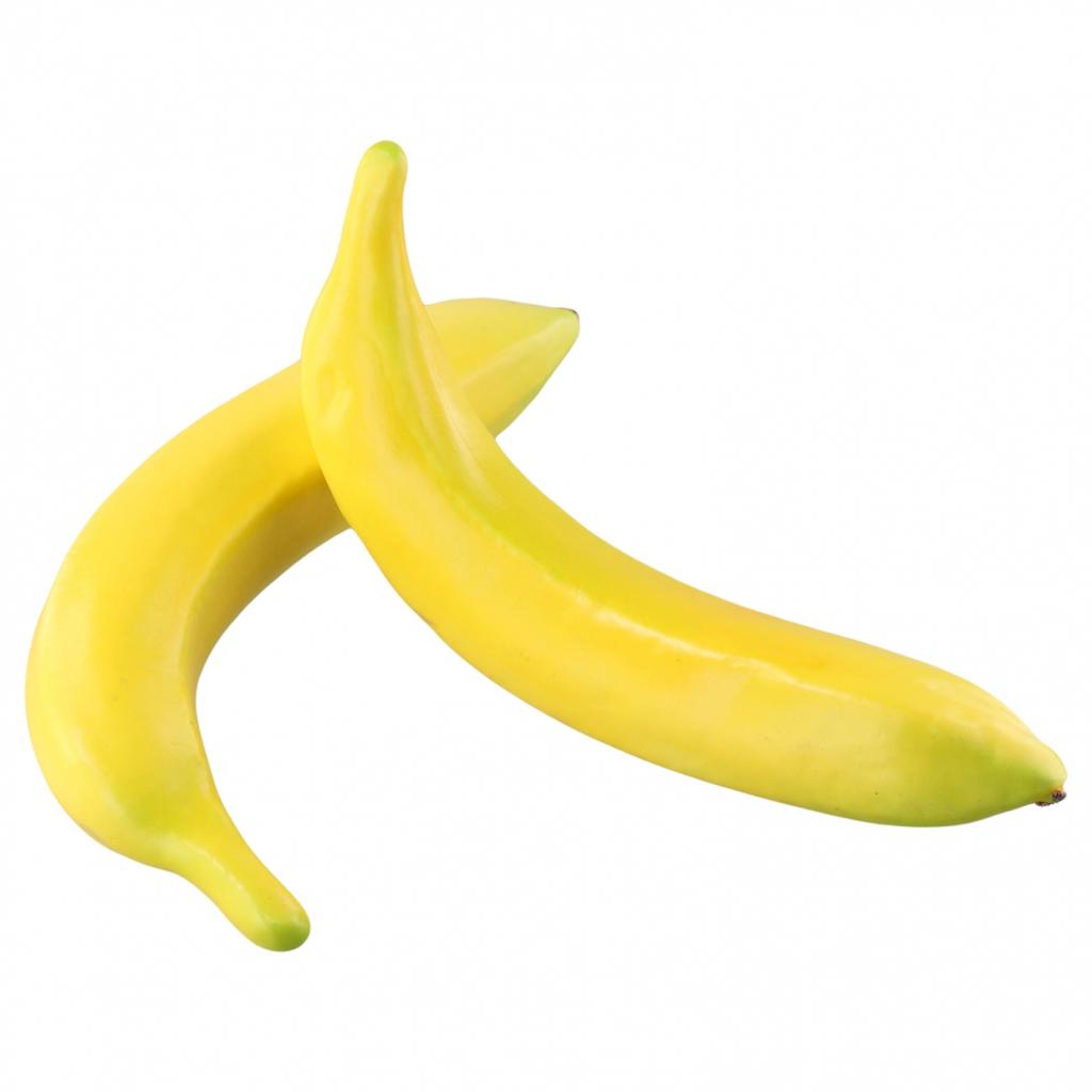 Artificial Bananas Table Display Wedding Decor 2 Piece 20cm