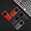 PU Leather Wallet Phone Case for Xiaomi 13 Ultra Multiple Card Slots Dual Metal Button Closure Shockproof Full‑Body Protective Cover