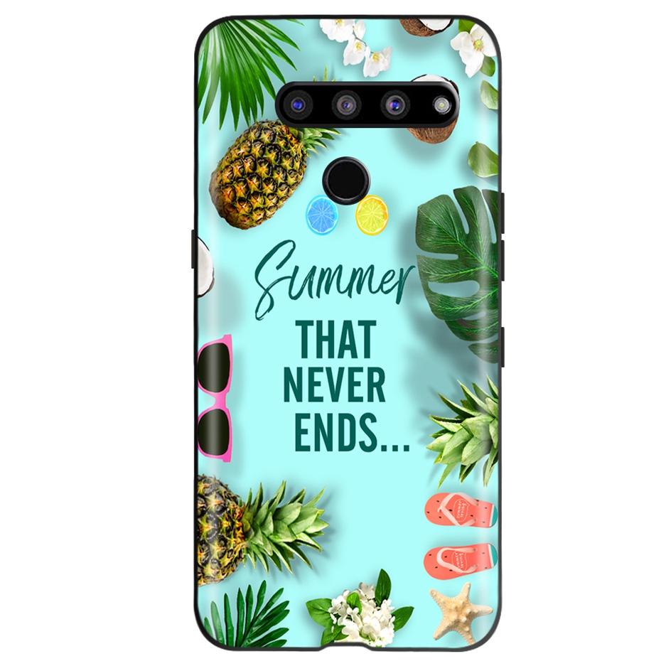 For LG V50 ThinQ 5G Case Fashion Pattern Soft Silicone TPU Phone Case For LG V50S ThinQ 5G V50 50S V500N V450 V510N Funda